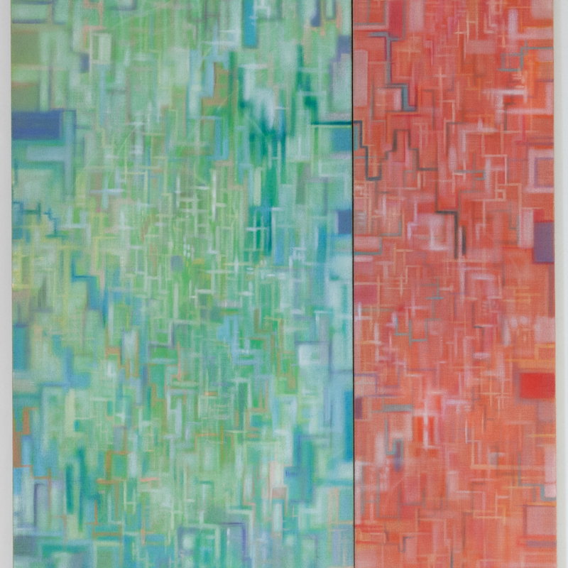 Osmose - 2020 - 65x90 cm - olieverf op linnen