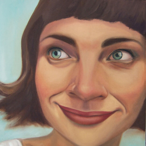 Smile 5 - 2008 - olieverf op canvas - 50x60 cm