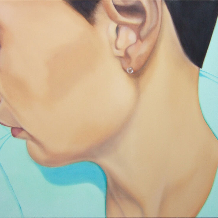 On Hold - 2013 - olieverf op canvas- 70x65 cm 