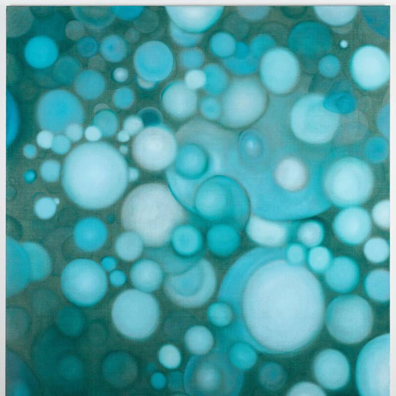 Maria in Blauw - 2025 - 100x120 cm - olieverf op linnen